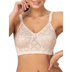 NEW SILUETS women's lace no hoop bra with full coverage and perfect fit | wirele